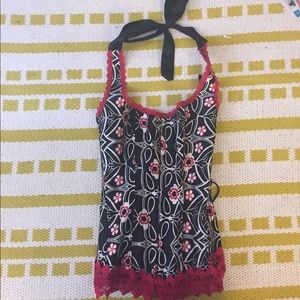 Fredrick's of Hollywood halter corset