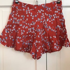 Anthropologie flowy shorts