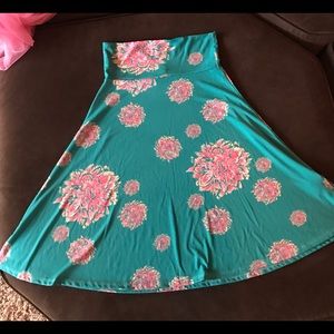 XS LuLaRoe Azure skirt