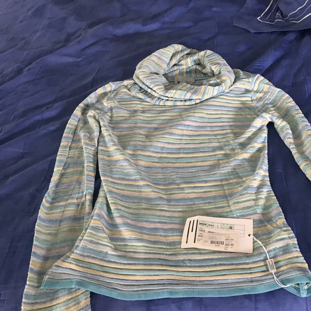 M Missoni cowl neck, long sleeve, Spring weight