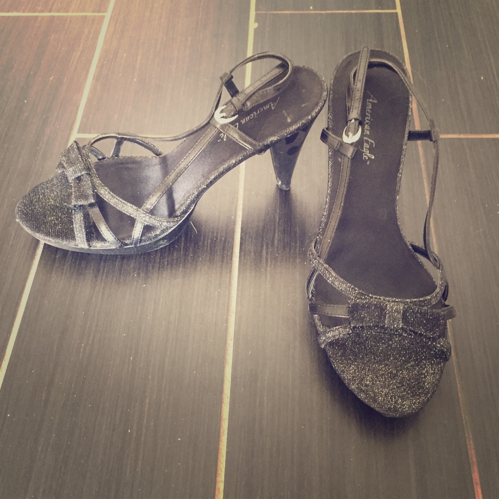 Silver heels