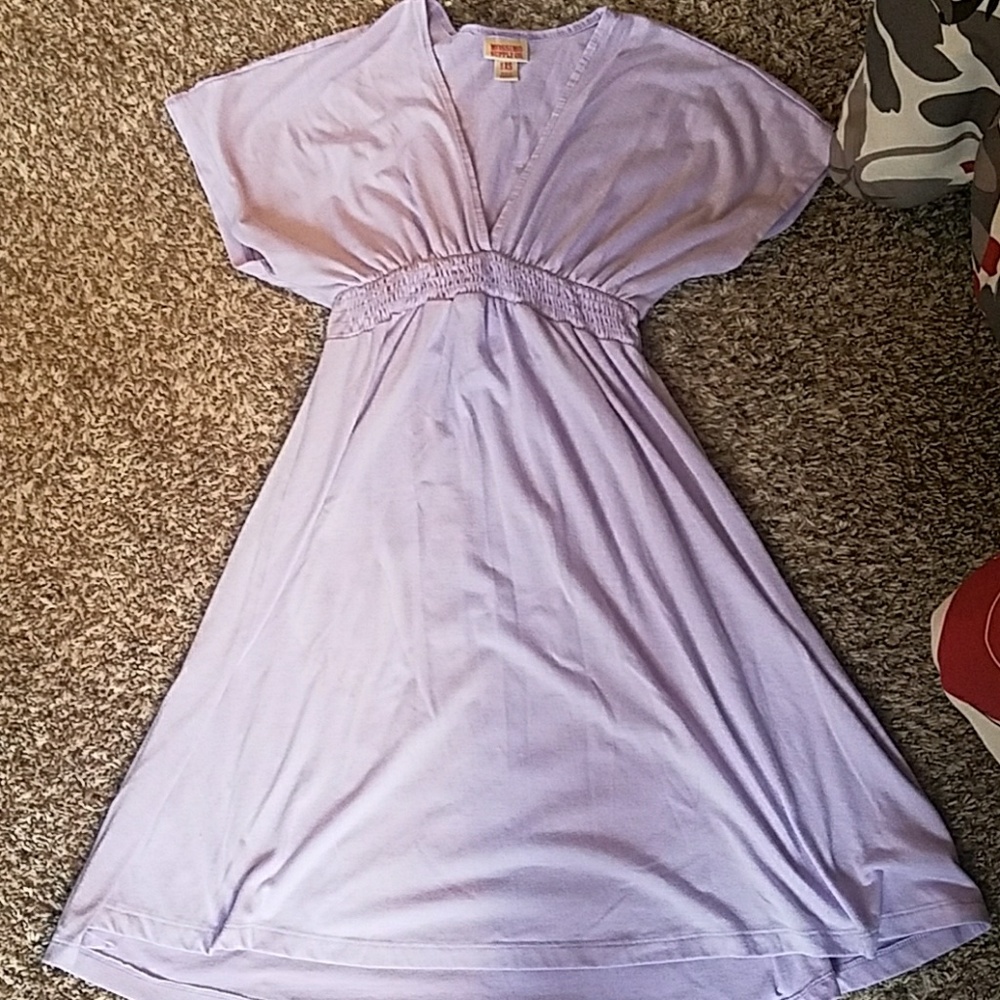 Purple summer dress