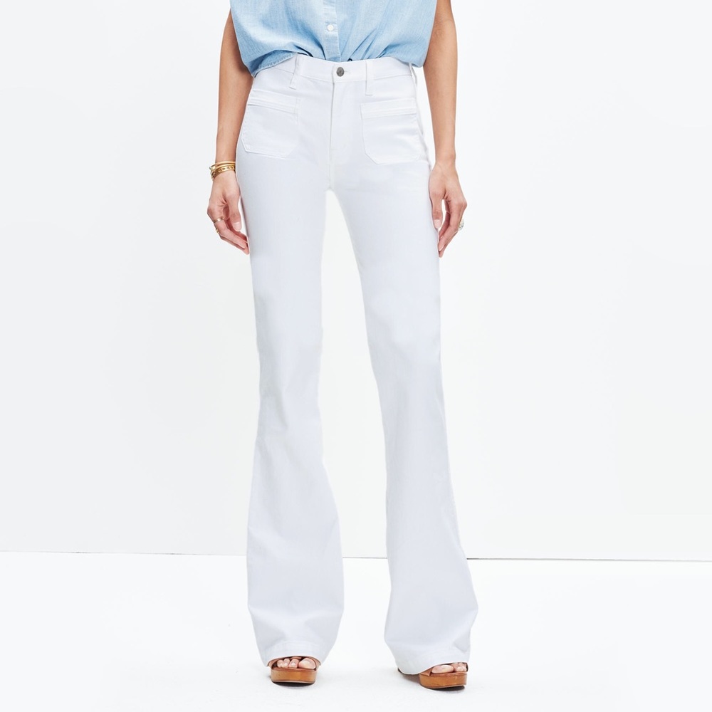 NWOT Madewell Flea Market Flare Sailor Edition