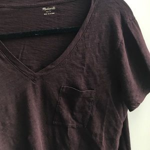 MADEWELL V NECK POCKET TEE