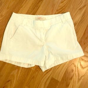 White J. Crew Chino shorts