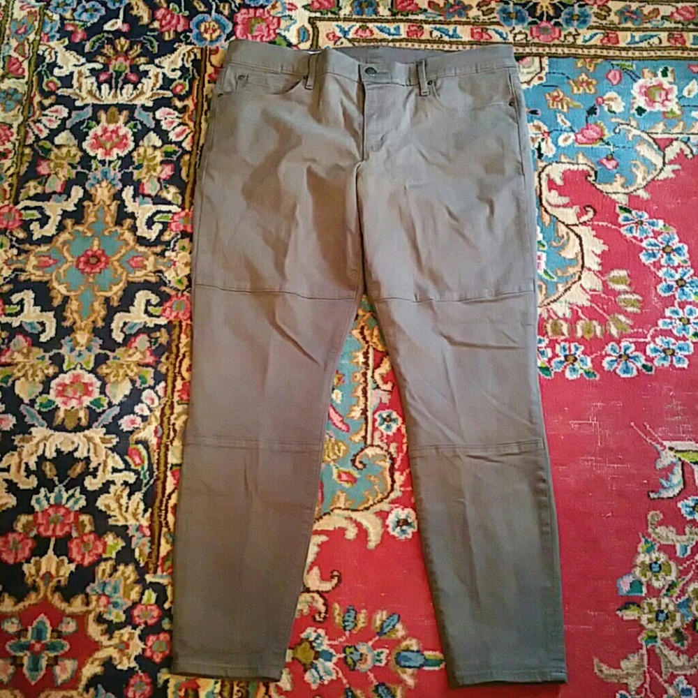 Gap Brown Coated Legging Jeans 16 33