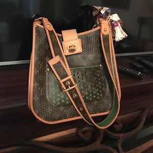 Authentic Green Musette Louis Vuitton Shoulder Bag