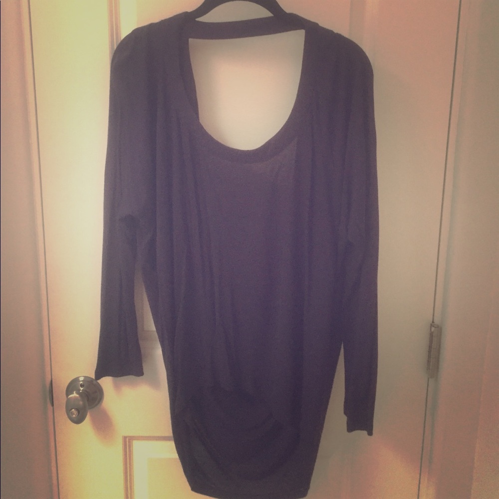 Express Open back long sleeve shirt