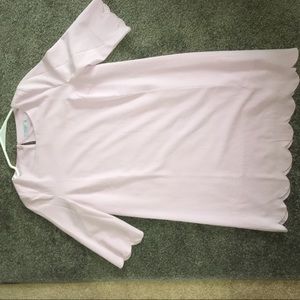 Purple scalloped dress -Tobi brand