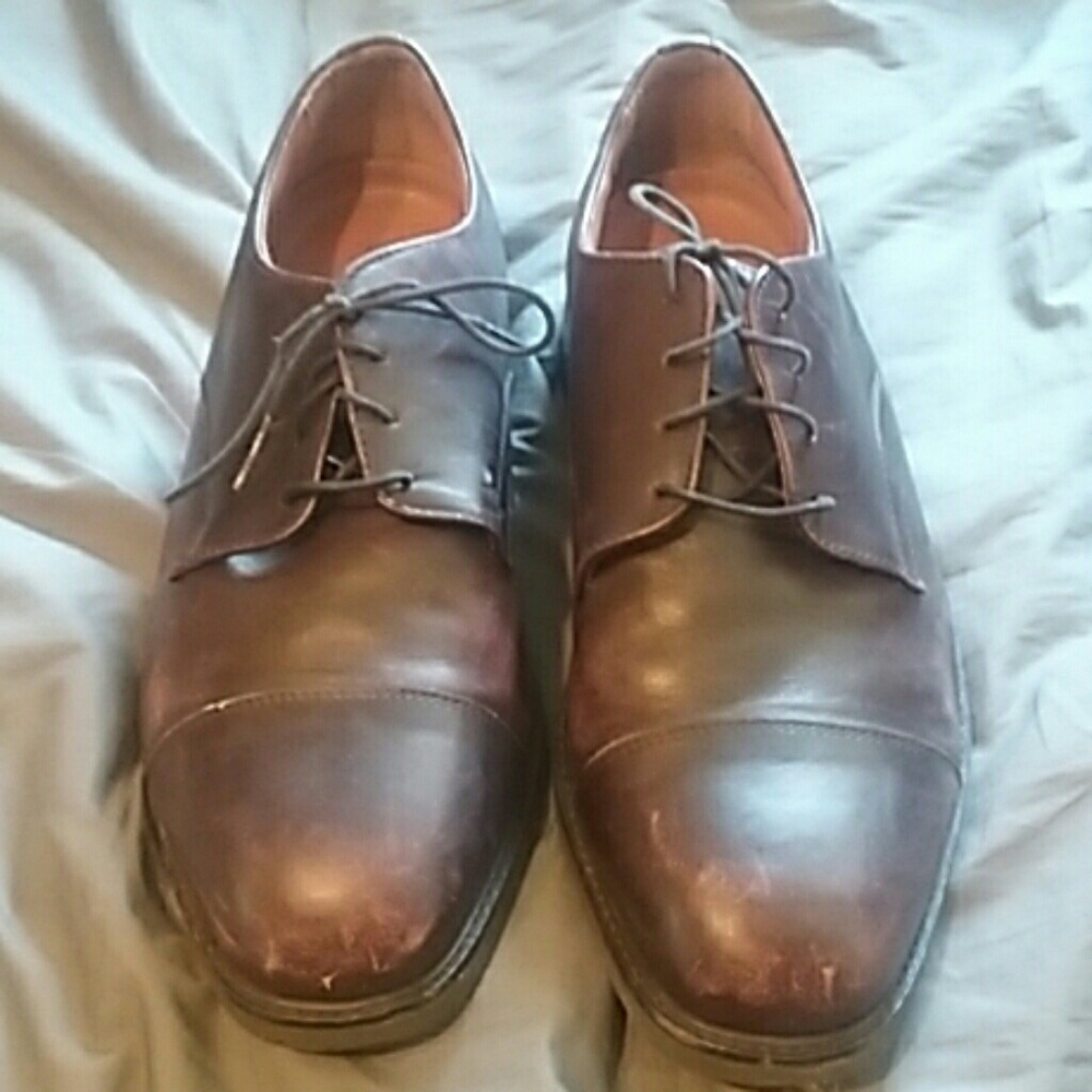 Ox Blood Genuine leather dress shoes.