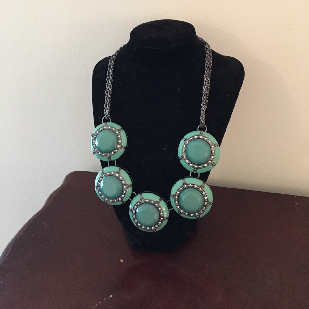 Turquoise statement necklace
