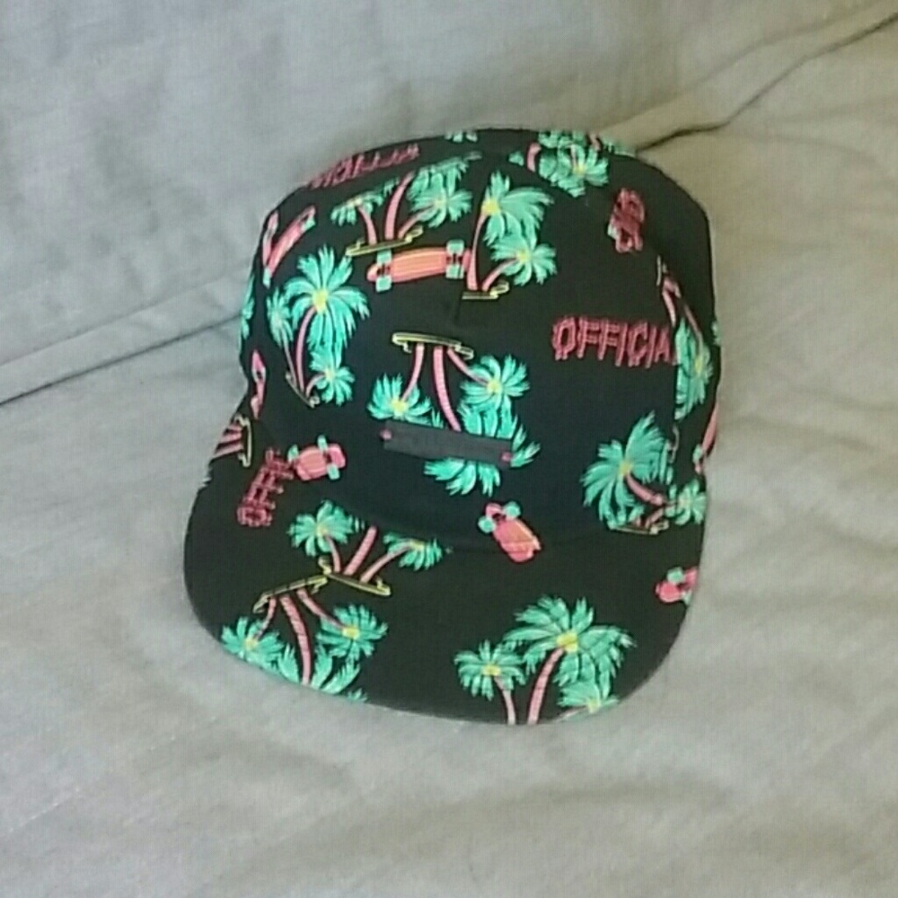 Official Flat Bill Hat - Palm Trees