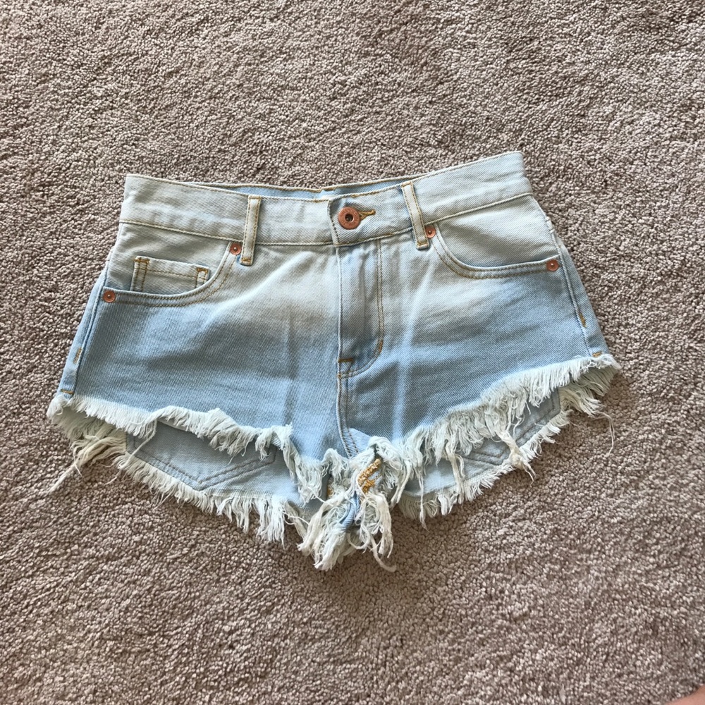 High Waisted Jean Shorts