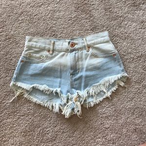 High Waisted Jean Shorts