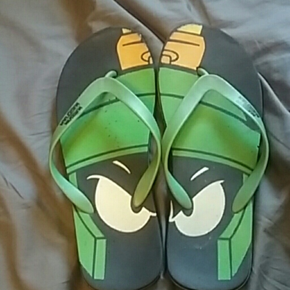 Marvin the Martian Flip Flops.