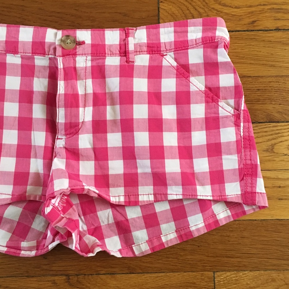 Pink gingham shorts - Picture 3 of 6