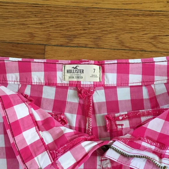 Pink gingham shorts - Picture 4 of 6