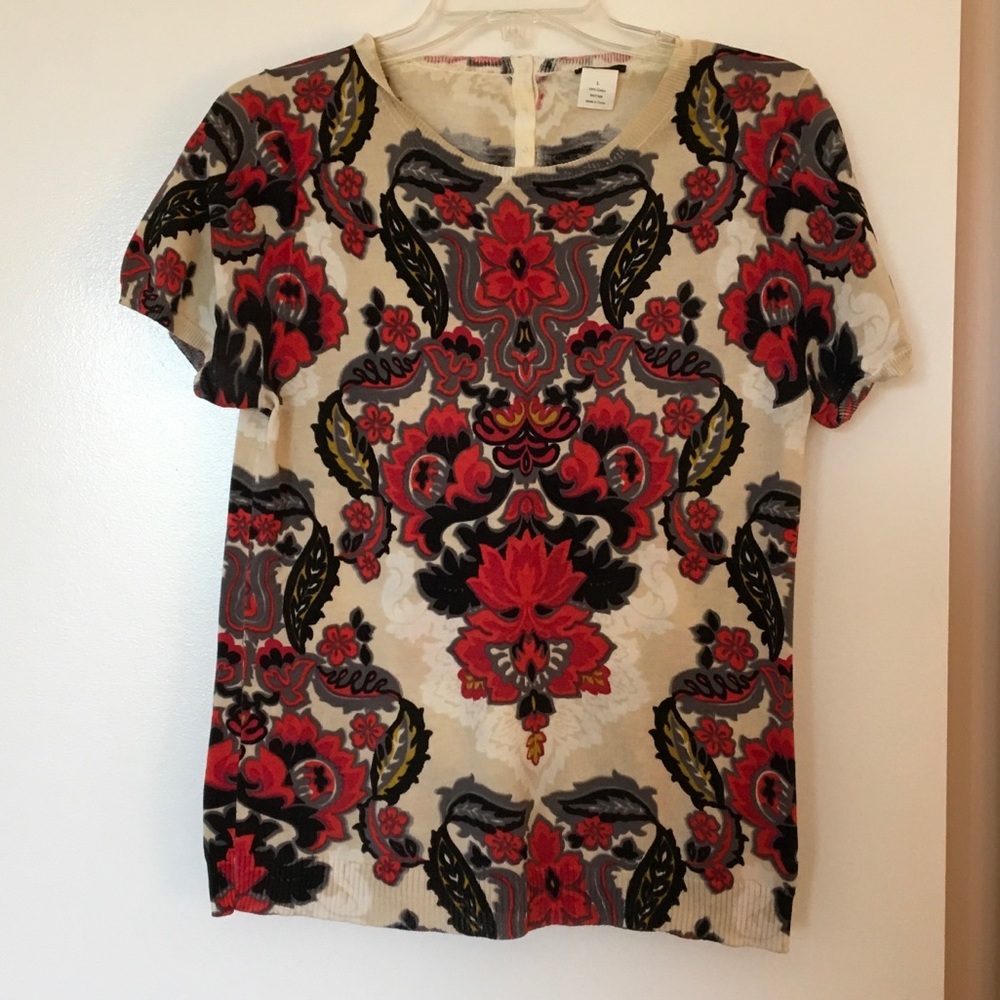 JCrew Patterned Blouse