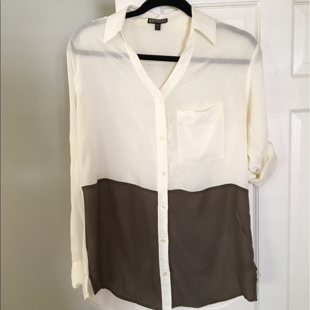 Express Button-Up with rolled sleeves