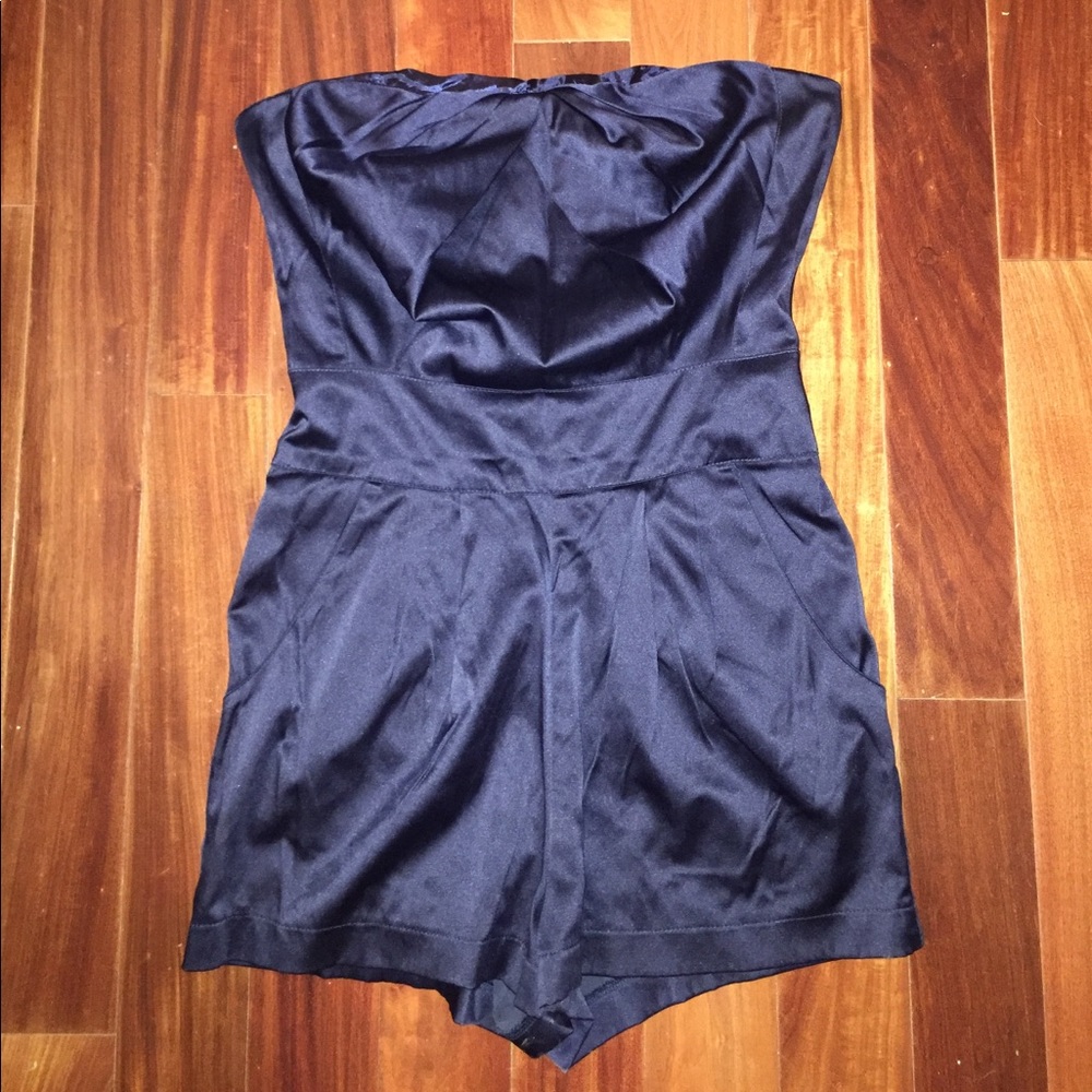 NWOT sexy navy Romper