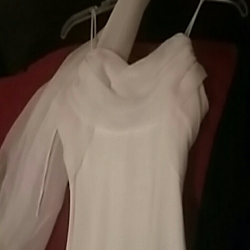 White formal dress