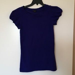 Theory Blue Shirt with Cool Sleeves