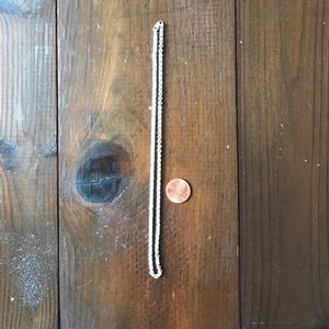 Sterling silver chain necklace
