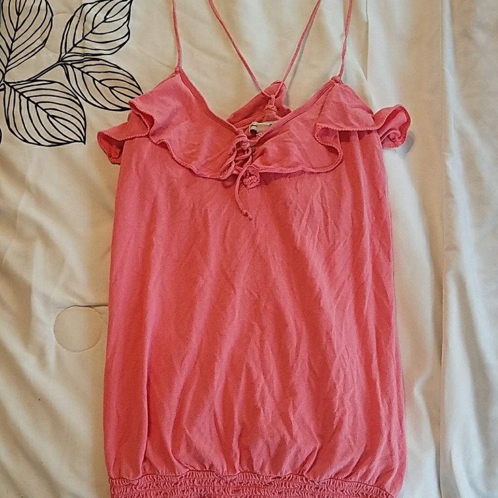 Coral tank top