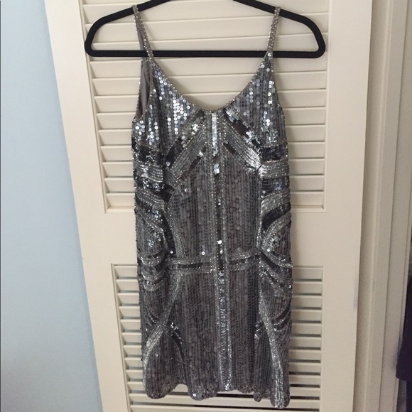 Parker Metallic Sequin Dress - Picture 2 of 3