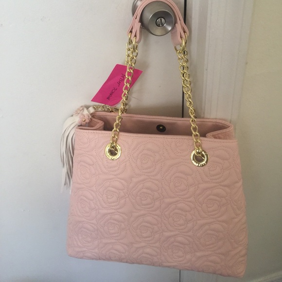 Final priceBetsey Johnson pink chain shopper purse - Picture 2 of 7