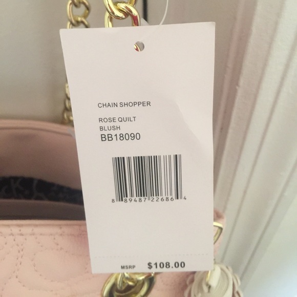 Final priceBetsey Johnson pink chain shopper purse - Picture 7 of 7