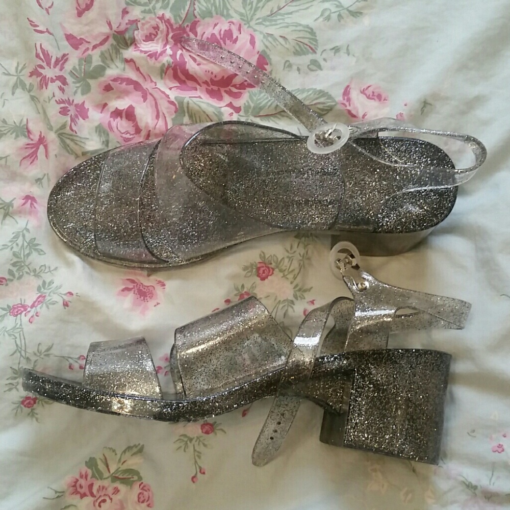 American Apparel 2 banded PVC sandal NEW!