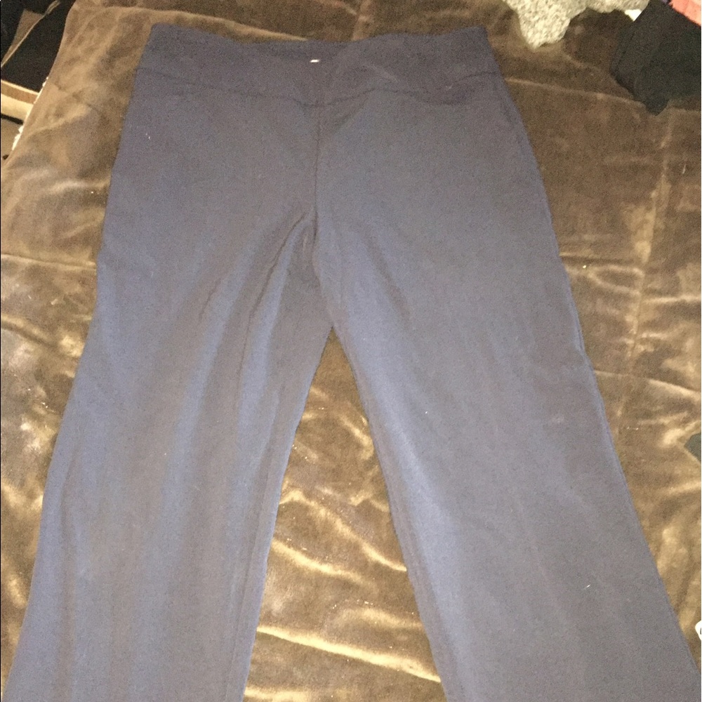 Dress Barn navy blue trousers worn twice