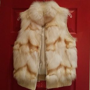 Linda Richards Real Rabbit Fur Vest