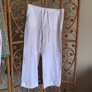 White Linen Pants