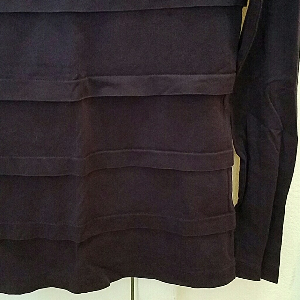 Ann Taylor deep purple top - Picture 2 of 2