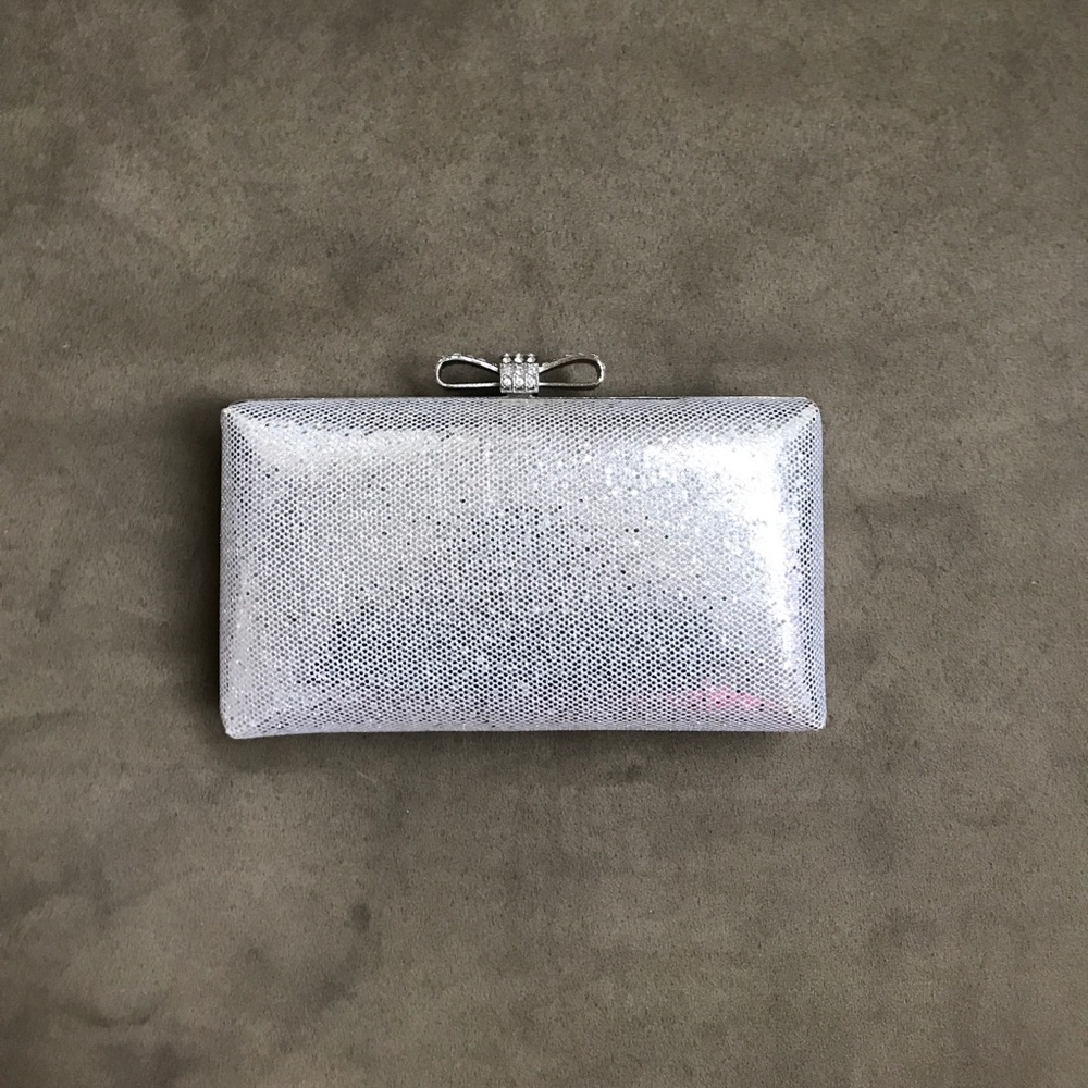 Silver Evening Clutch