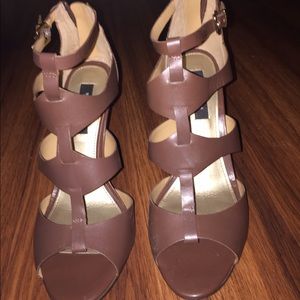 brown heels