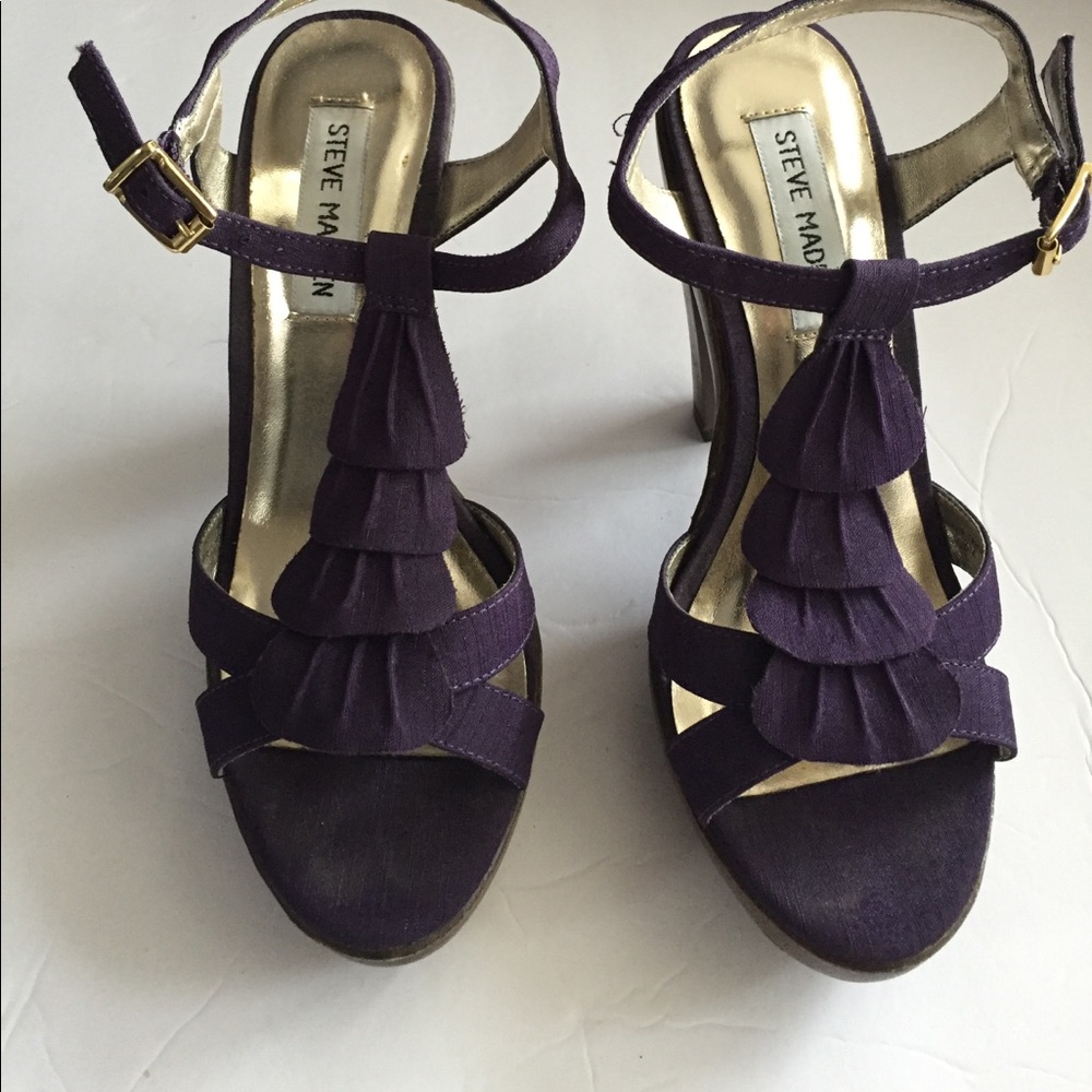 Steve Madden Wooden Platform Heels