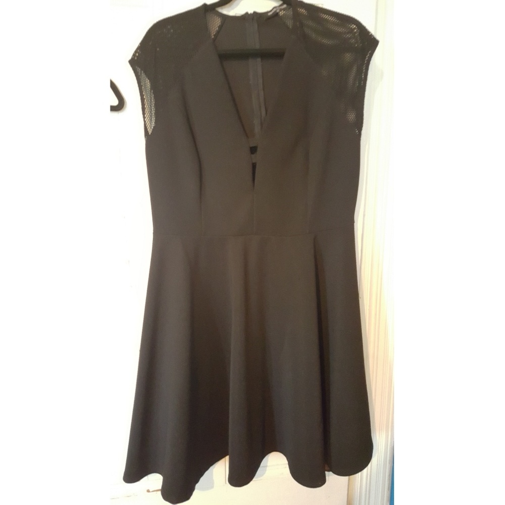 Plunge Neck cocktail dress