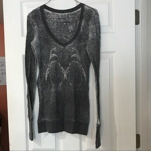 Cute Thermal Long Sleeved Tee! Size M