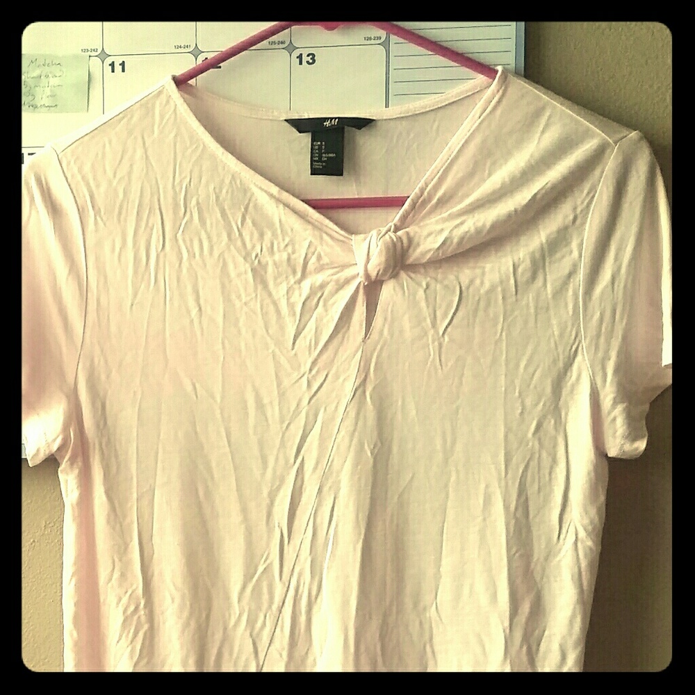 Asymmetric Pink Tee