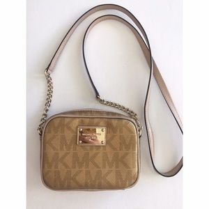 Small gold MK purse