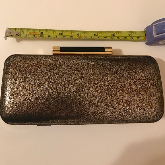 Metallic Pillbox Clutch- Kate Landry - Picture 3 of 4