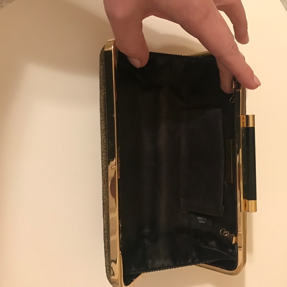 Metallic Pillbox Clutch- Kate Landry - Picture 4 of 4