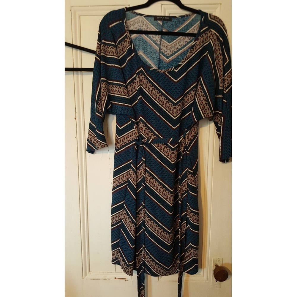 Paisley Print Dress