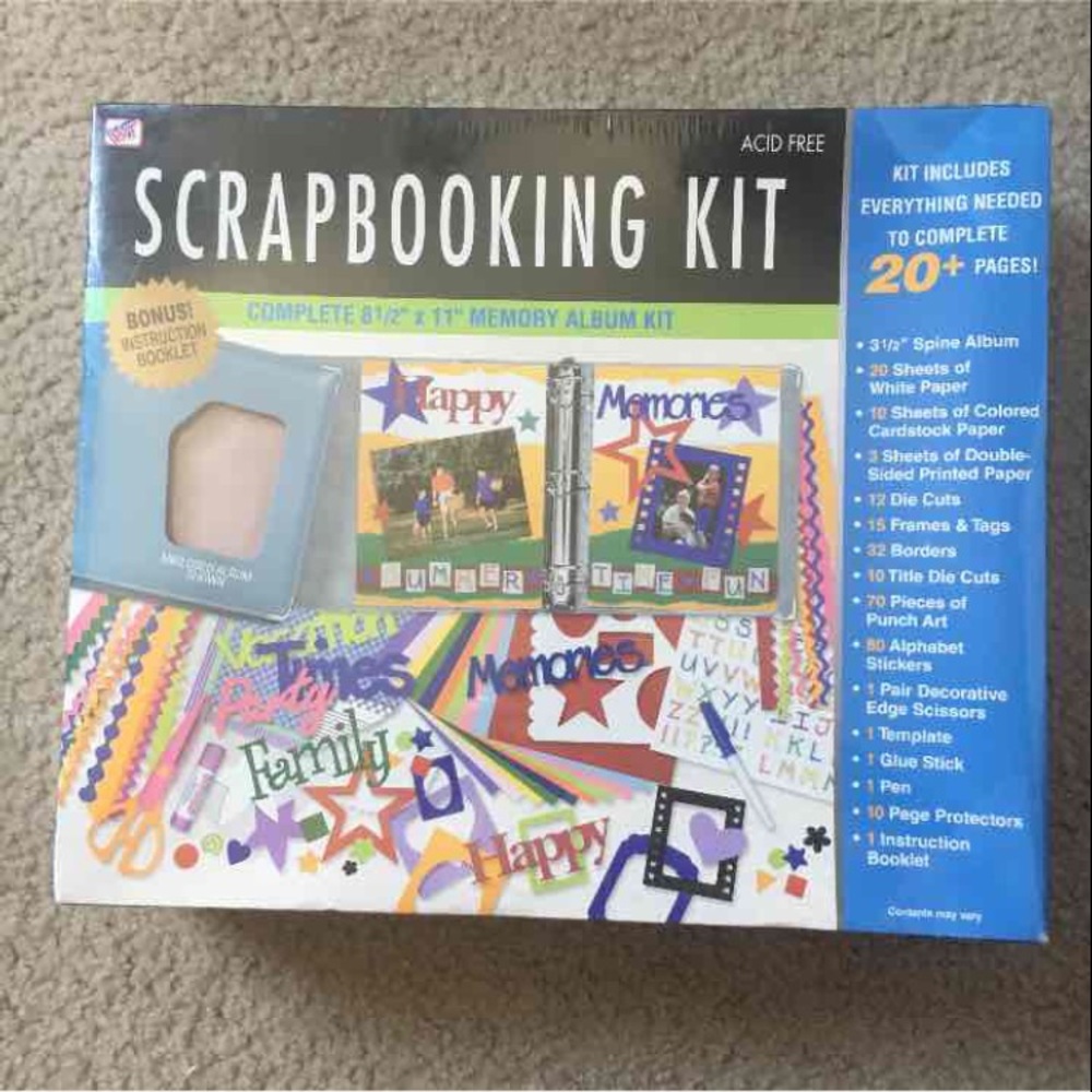 NEW Scrapbooking kit! Comes with everything.