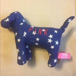 PINK Braves Dog for @angel_robinson