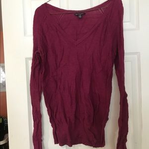 American Eagle Outfitters Maroon Sweater Size L