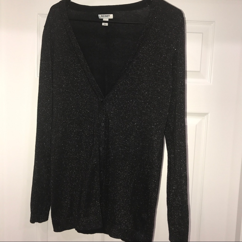 Old Navy Glitter Cardigan